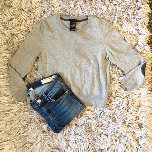 ARITZIA TALULA CASHMERE BLEND SWEATER CROPPED